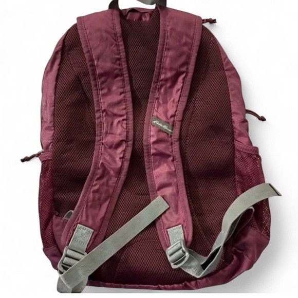 Eddie Bauer Maroon Stowaway Backpack - Picture 3 of 3